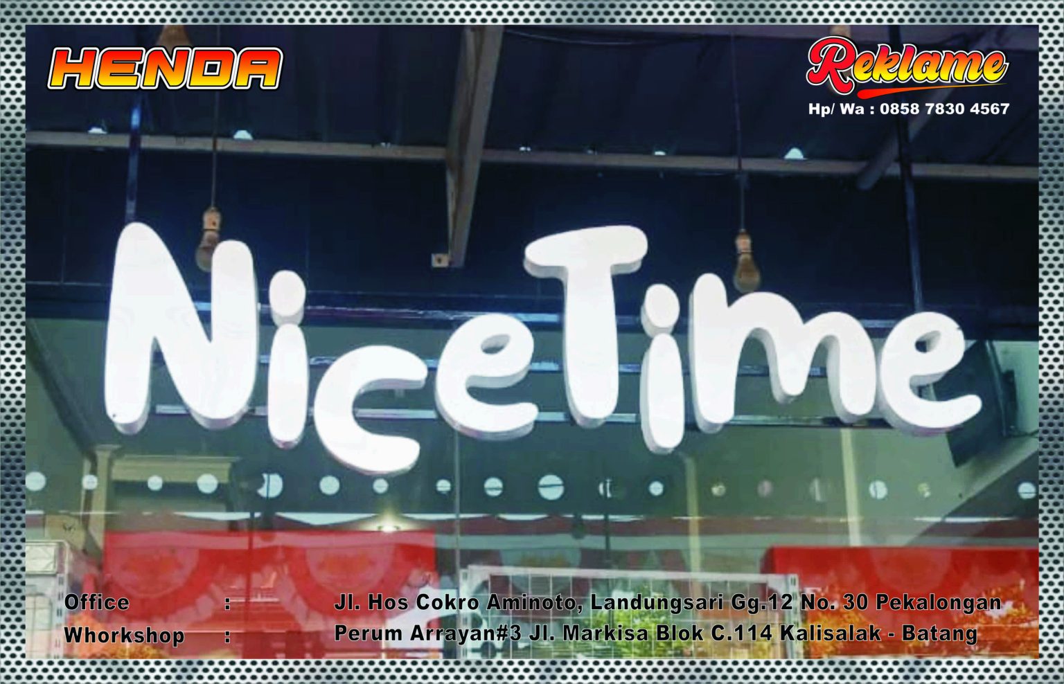 Akrilik Nice time(1)